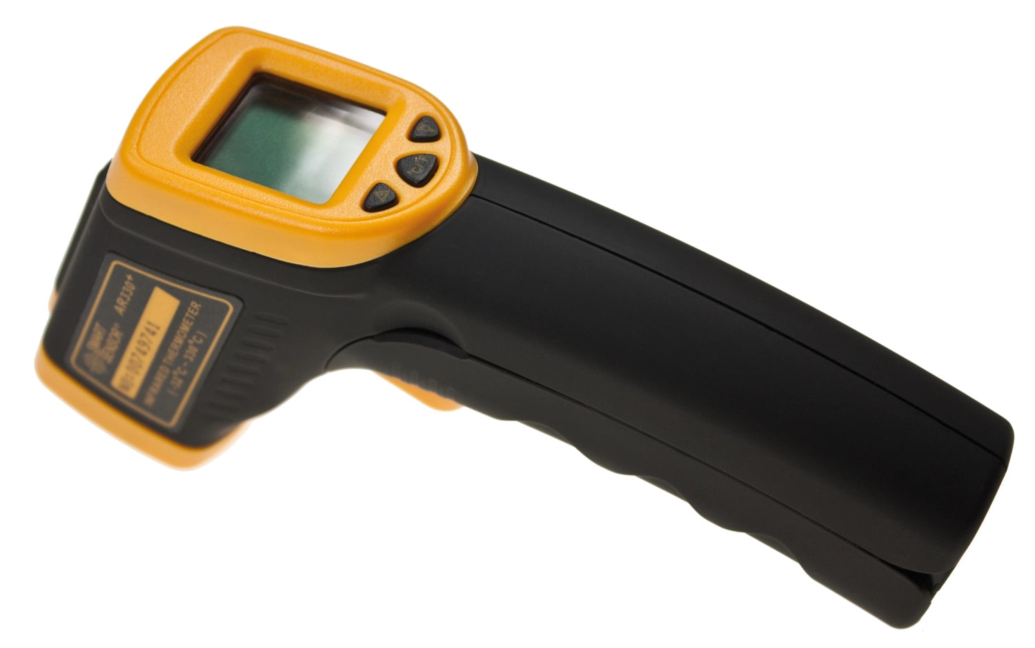 Infrarot Thermometer minus 32 bis plus 300 Grad Celsius in Schwarz präsentiert im Onlineshop von KAQTU Design AG. Küchenhelfer ist von Lagotto