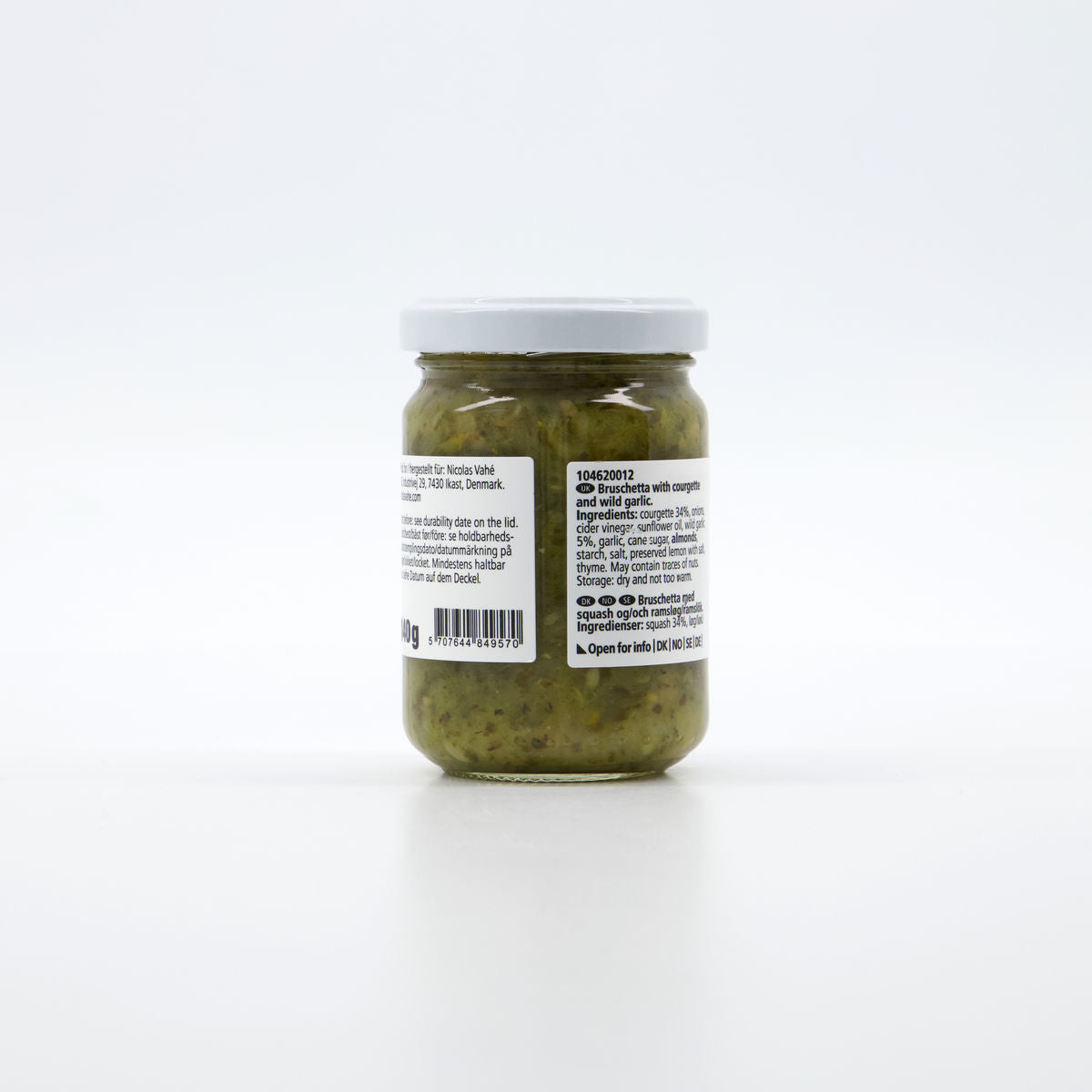 Genießen Sie Bruschetta mit Zucchini & Bärlauch von Nicolas Vahé.