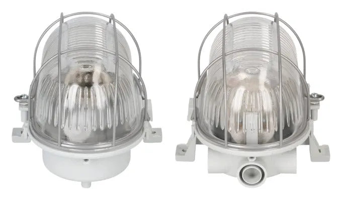 Robuste MAX HAURI Ovalleuchte, E27, 60 W, ideal für vielseitige Beleuchtung, langlebig und funktional, für Innen- und Außenbereiche.