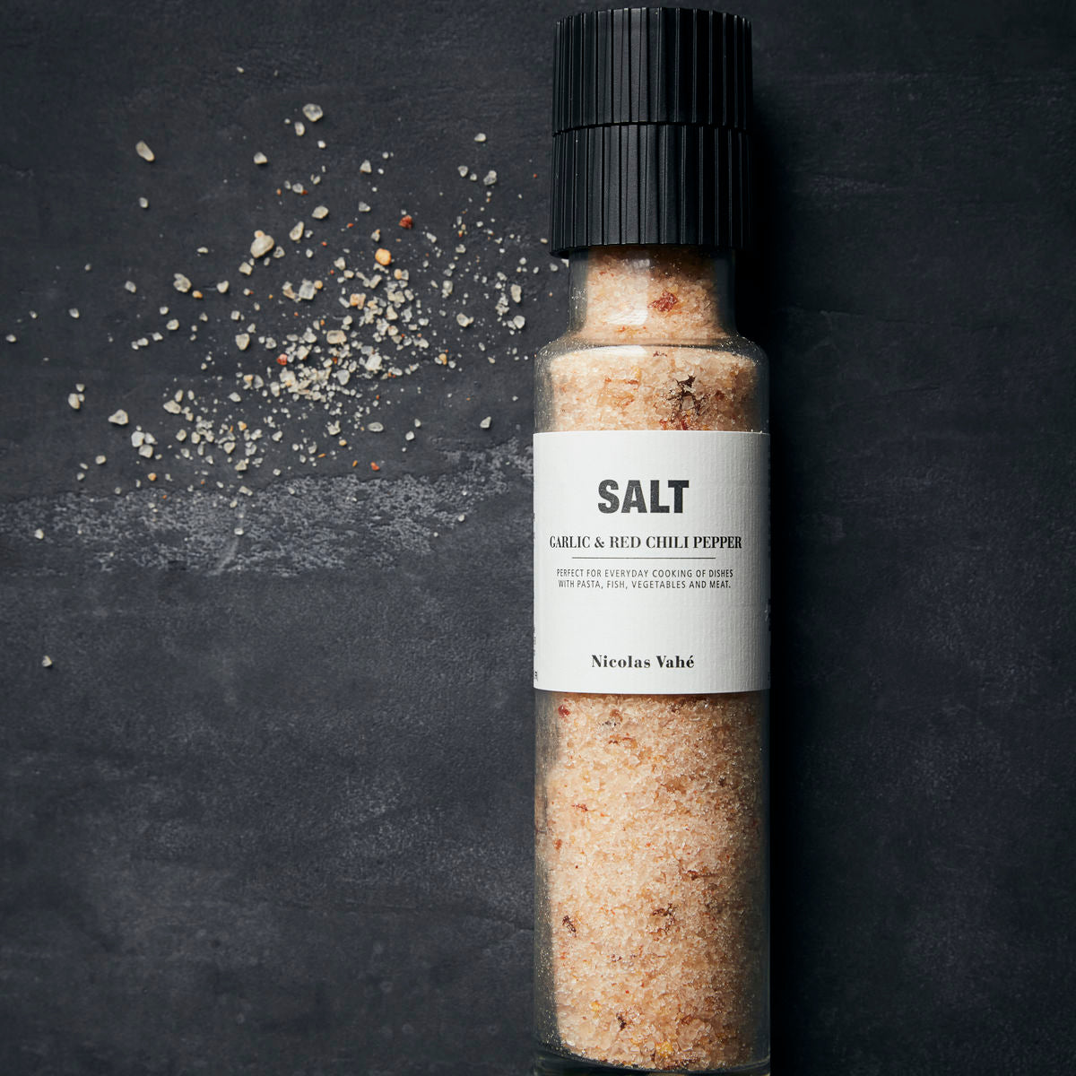 Salt, garlic & red chilli pepper