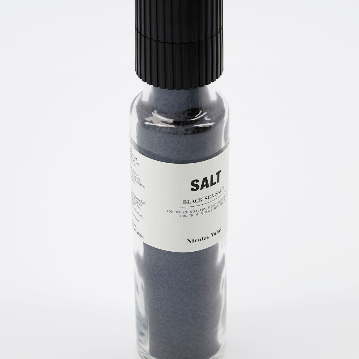 Nicolas Vahé Black Salz: Exquisites Salz mit Aktivkohle veredelt.
