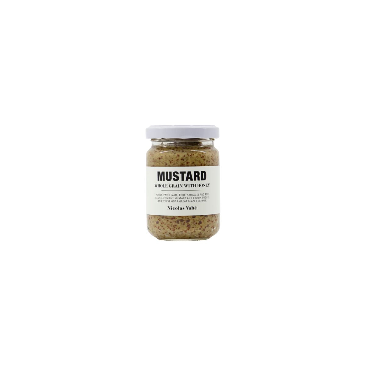 Der "Mustard, Whole Grain & Honig" von Nicolas Vahé vereint herzhaften Senf mit süßem Honig für ein einzigartiges Geschmackserlebnis.