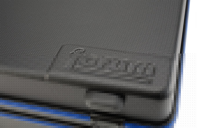 Robuster FORUM Werkzeugkoffer aus ABS, leer, Maße 455x345x160 mm, ideal für Werkzeugaufbewahrung und Transport.