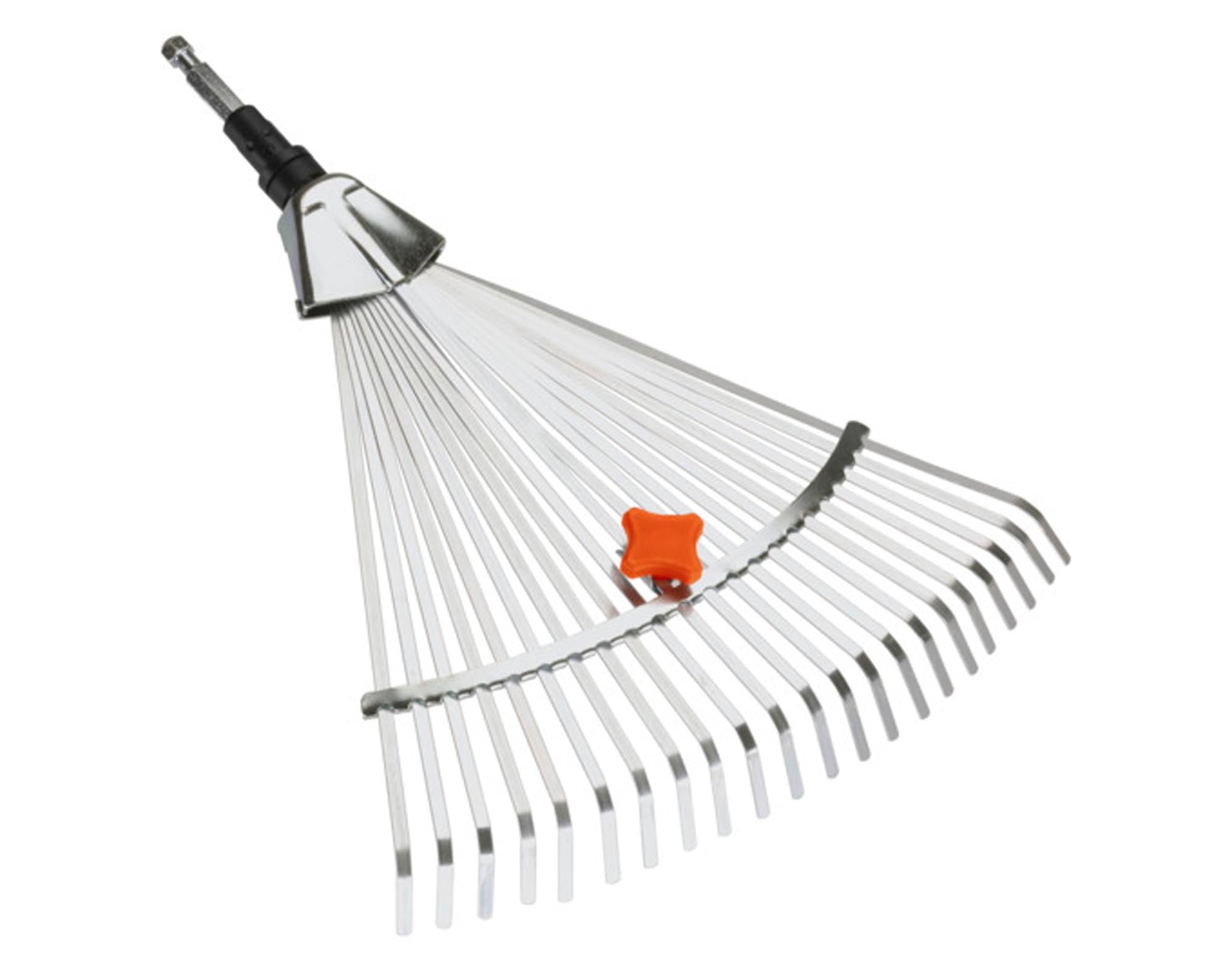 Der GARDENA Laubbesen Combi 30-50 cm ist ideal für die Gartenpflege. Mit verstellbarem Zinkenabstand und elastischen Federstahlzinken für effektives Kehren.