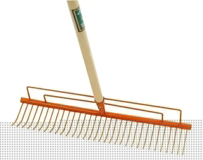 OFFNER Rasenrechen mit 32 Zinken mit Stiel in  präsentiert im Onlineshop von KAQTU Design AG. Gartenwerkzeug ist von OFFNER