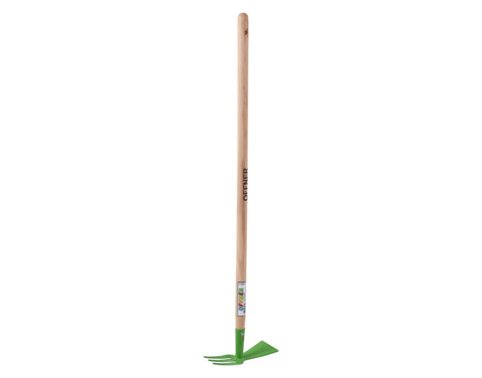 OFFNER Kinder Häckchen 3 Zinken mit Stiel in  präsentiert im Onlineshop von KAQTU Design AG. Gartenwerkzeug ist von OFFNER