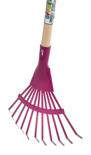 OFFNER Kinder Laubbesen mit Stiel: Perfekt für kleine Helfer, robust und leicht, ideal für Gartenarbeiten und Laub sammeln.