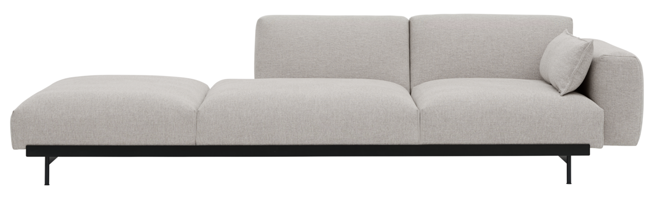 In Situ 3er Sofa offen in Combo 4: Clay 12 präsentiert im Onlineshop von KAQTU Design AG. 3er Sofa ist von Muuto