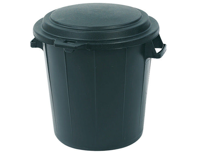 EDA Gartenabfallbehälter 50 l mit Deckel schwarz in  präsentiert im Onlineshop von KAQTU Design AG. Gartenutensilien ist von EDA