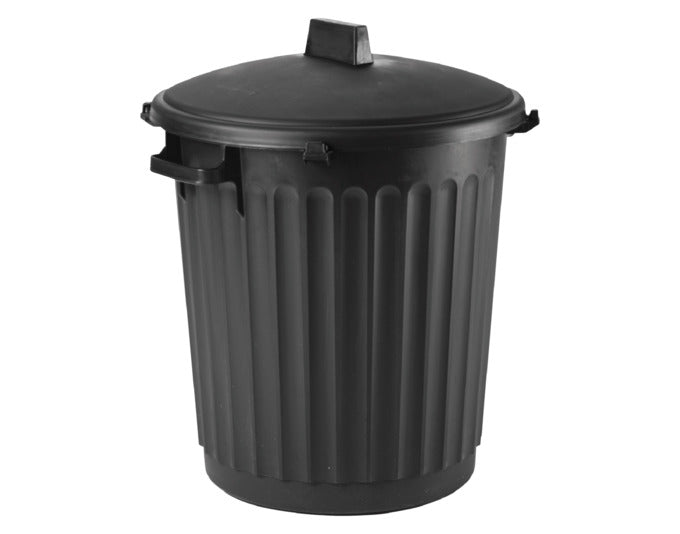 EDA Gartenabfallbehälter mit Deckel schwarz 80 Liter in  präsentiert im Onlineshop von KAQTU Design AG. Gartenutensilien ist von EDA