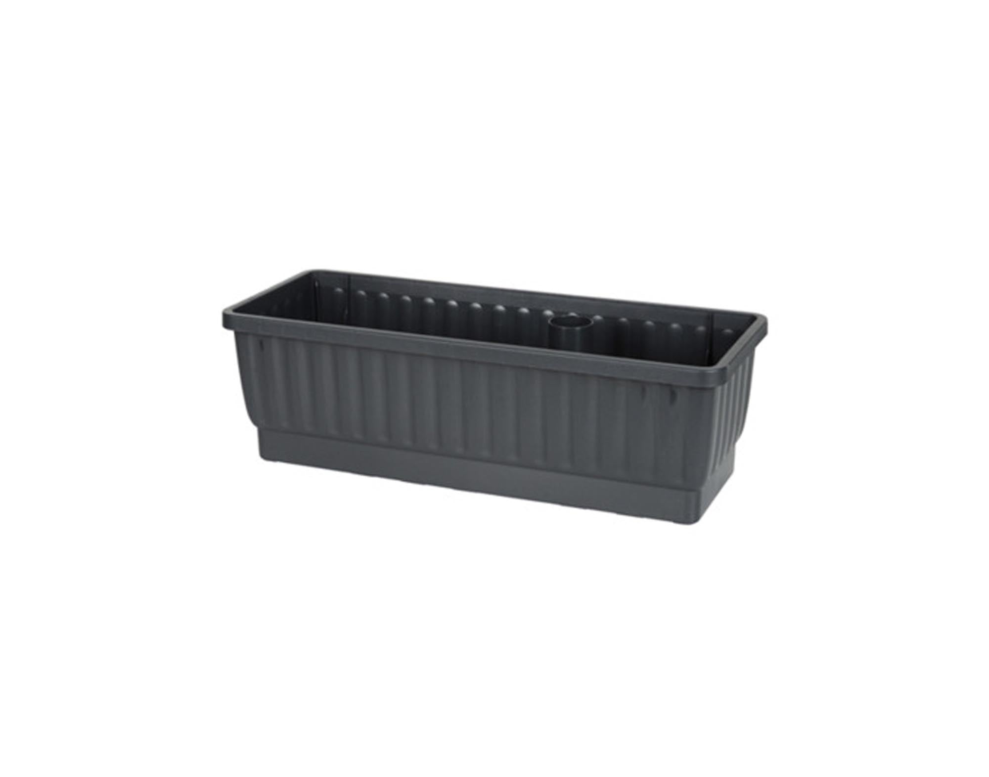 Balkonkasten Venezia 60 cm anthrazit in  präsentiert im Onlineshop von KAQTU Design AG. Balkonkiste ist von TECHNOPLANT
