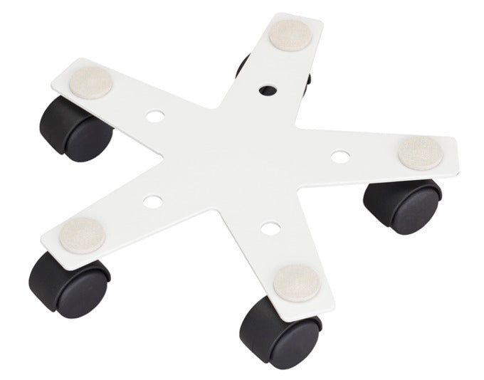 FLORA Rolluntersetzer Star weiss 25 cm in  präsentiert im Onlineshop von KAQTU Design AG. Pflanzentopfzubehör ist von E + h