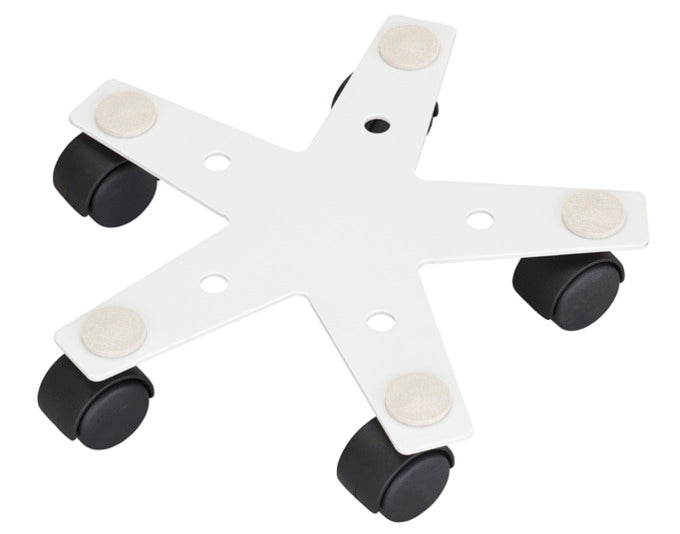 FLORA Rolluntersetzer Star weiss 30 cm in  präsentiert im Onlineshop von KAQTU Design AG. Pflanzentopfzubehör ist von E + h
