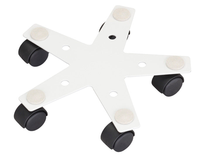 FLORA Rolluntersetzer Star weiss 35 cm in  präsentiert im Onlineshop von KAQTU Design AG. Pflanzentopfzubehör ist von E + h