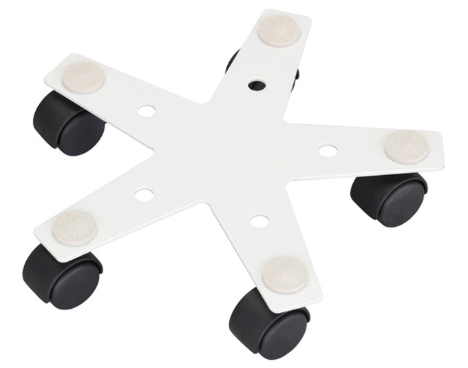 FLORA Rolluntersetzer Star weiss 40 cm in  präsentiert im Onlineshop von KAQTU Design AG. Pflanzentopfzubehör ist von E + h
