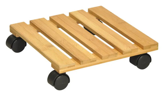 WAGNER SYSTEM Pflanzenroller Bambus 29x29 cm natur in  präsentiert im Onlineshop von KAQTU Design AG. Pflanzentopfzubehör ist von WAGNER