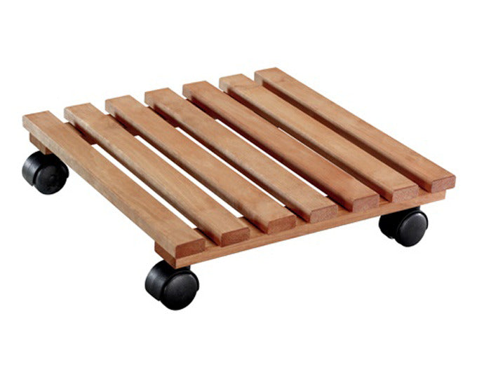 WAGNER SYSTEM Pflanzenroller Erle geölt 35x35 cm nature in  präsentiert im Onlineshop von KAQTU Design AG. Pflanzentopfzubehör ist von WAGNER