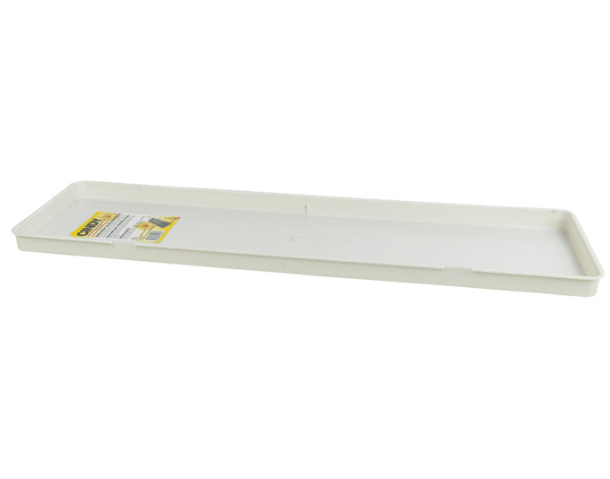 Untersetzer weiss 60 cm Kunststoff in  präsentiert im Onlineshop von KAQTU Design AG. Pflanzentopfzubehör ist von E + h