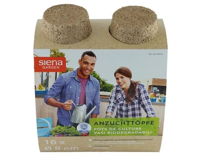 SIENA GARDEN Anzuchttopf ø 8 cm 16 Stück in  präsentiert im Onlineshop von KAQTU Design AG. Pflanzentopf Outdoor ist von SIENA GARDEN
