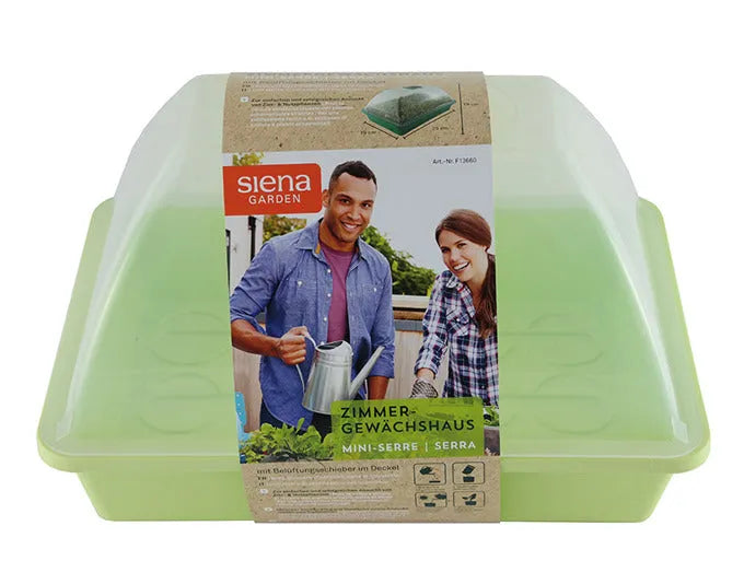 SIENA GARDEN Zimmergewächshaus Midi-Grow 29x19x19 cm pastellgrün in  präsentiert im Onlineshop von KAQTU Design AG. Gartenutensilien ist von SIENA GARDEN