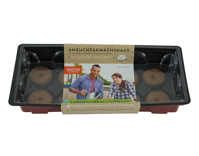 SIENA GARDEN Gewächshaus mit 24 Quelltabletten in  präsentiert im Onlineshop von KAQTU Design AG. Gartenutensilien ist von SIENA GARDEN