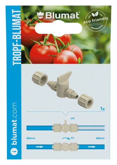 BLUMAT Absperrventil 8-8 mm in  präsentiert im Onlineshop von KAQTU Design AG. Bewässerung ist von BLUMAT