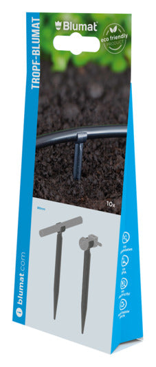 BLUMAT Stützen, 10er-Set, ideal zur Pflanzenunterstützung. Praktisch, robust und vielseitig für Garten und Topfpflanzen.