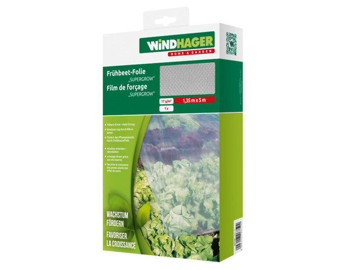 WINDHAGER Frühbeet-Folie Supergrow 5x1.35 m in  präsentiert im Onlineshop von KAQTU Design AG. Gartenpflege ist von WINDHAGER