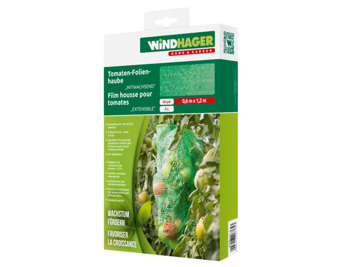 WINDHAGER Tomaten-Haube 1.2x0.6 m 5 Stk. in  präsentiert im Onlineshop von KAQTU Design AG. Gartenutensilien ist von WINDHAGER