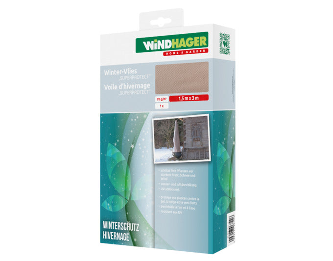 WINDHAGER Winter-Vlies Superprotect 1.5x3 m 70 g beige in  präsentiert im Onlineshop von KAQTU Design AG. Gartenpflege ist von WINDHAGER