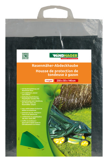 WINDHAGER Abdeckhaube für Rasenmäher 2.5 m grün in  präsentiert im Onlineshop von KAQTU Design AG. Gartenmöbelabdeckung ist von WINDHAGER