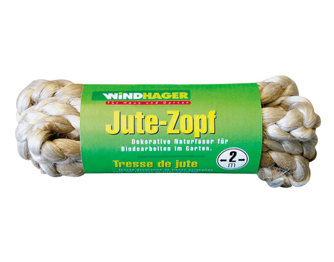WINDHAGER Jute-Zopf 12 mm 200 cm natur in  präsentiert im Onlineshop von KAQTU Design AG. Gartenutensilien ist von WINDHAGER