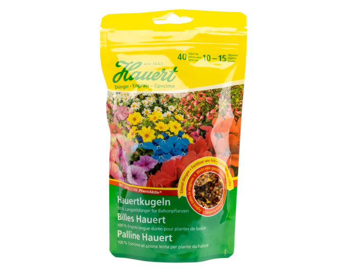 HAUERT Hauertkugeln Balkon 40x5 gr in  präsentiert im Onlineshop von KAQTU Design AG. Gartenpflege ist von HAUERT