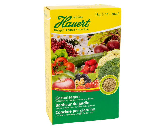 HAUERT Dünger Gartensegen 1 kg in  präsentiert im Onlineshop von KAQTU Design AG. Gartenpflege ist von HAUERT