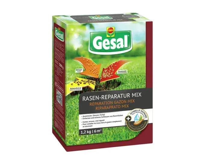 GESAL Rasen-Reparatur Mix 1.2 kg in  präsentiert im Onlineshop von KAQTU Design AG. Gartenpflege ist von GESAL