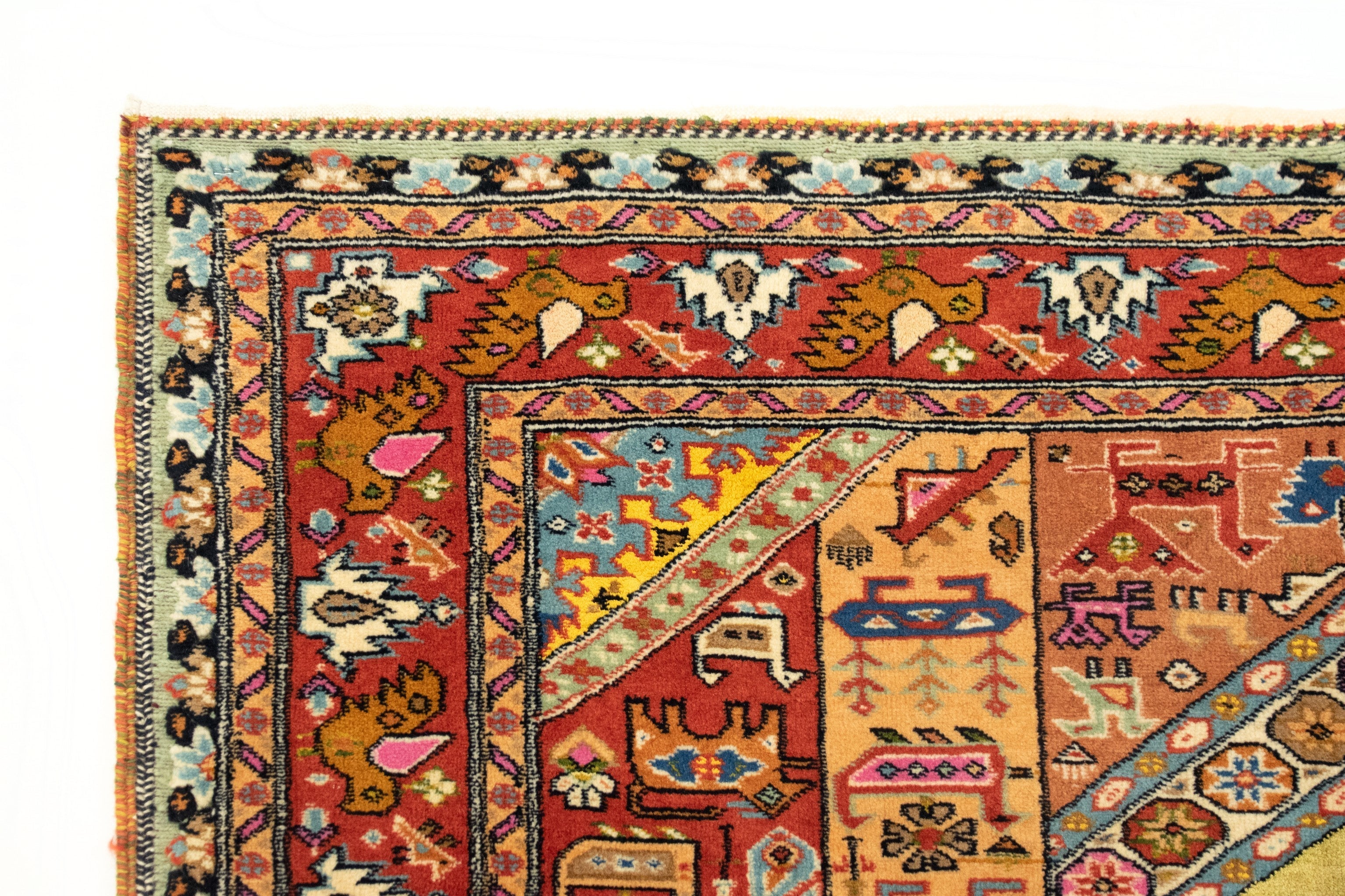 145x186 Kashkuli in Mehrfarbig präsentiert im Onlineshop von KAQTU Design AG. Teppich ist von Vidal