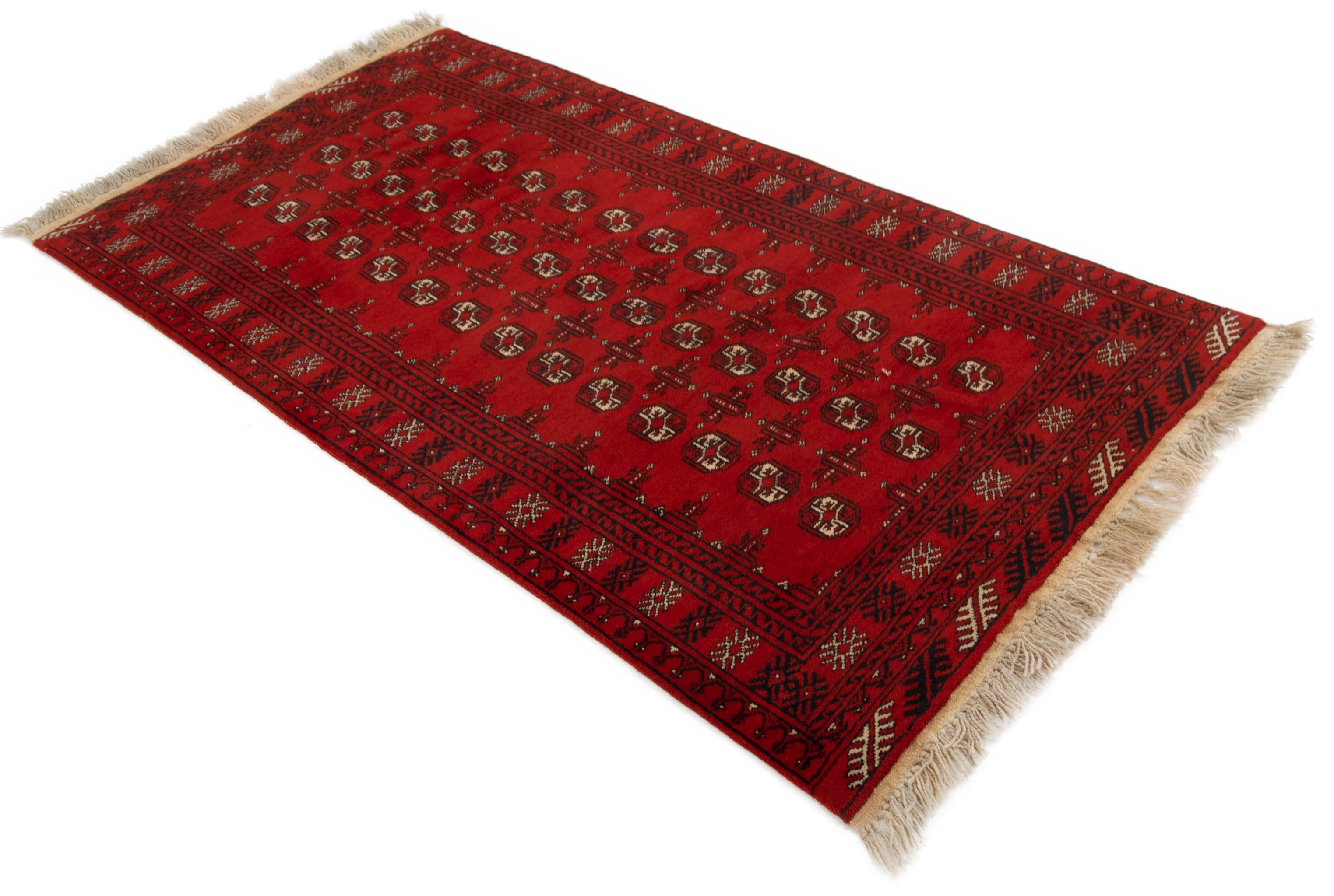 103x188 Afghan in Rot präsentiert im Onlineshop von KAQTU Design AG. Teppich ist von Vidal