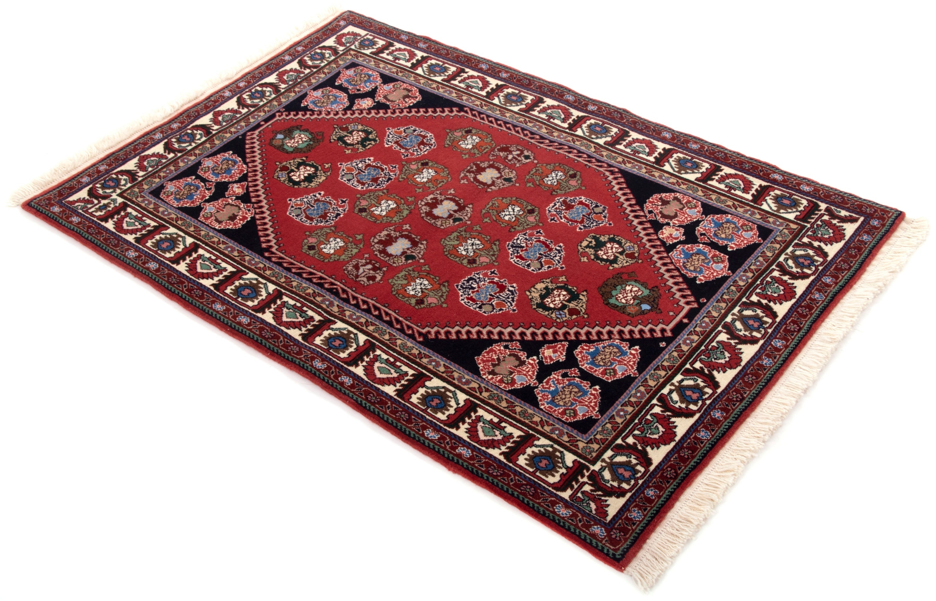 105x152 Kashkuli in Rot präsentiert im Onlineshop von KAQTU Design AG. Teppich ist von Vidal