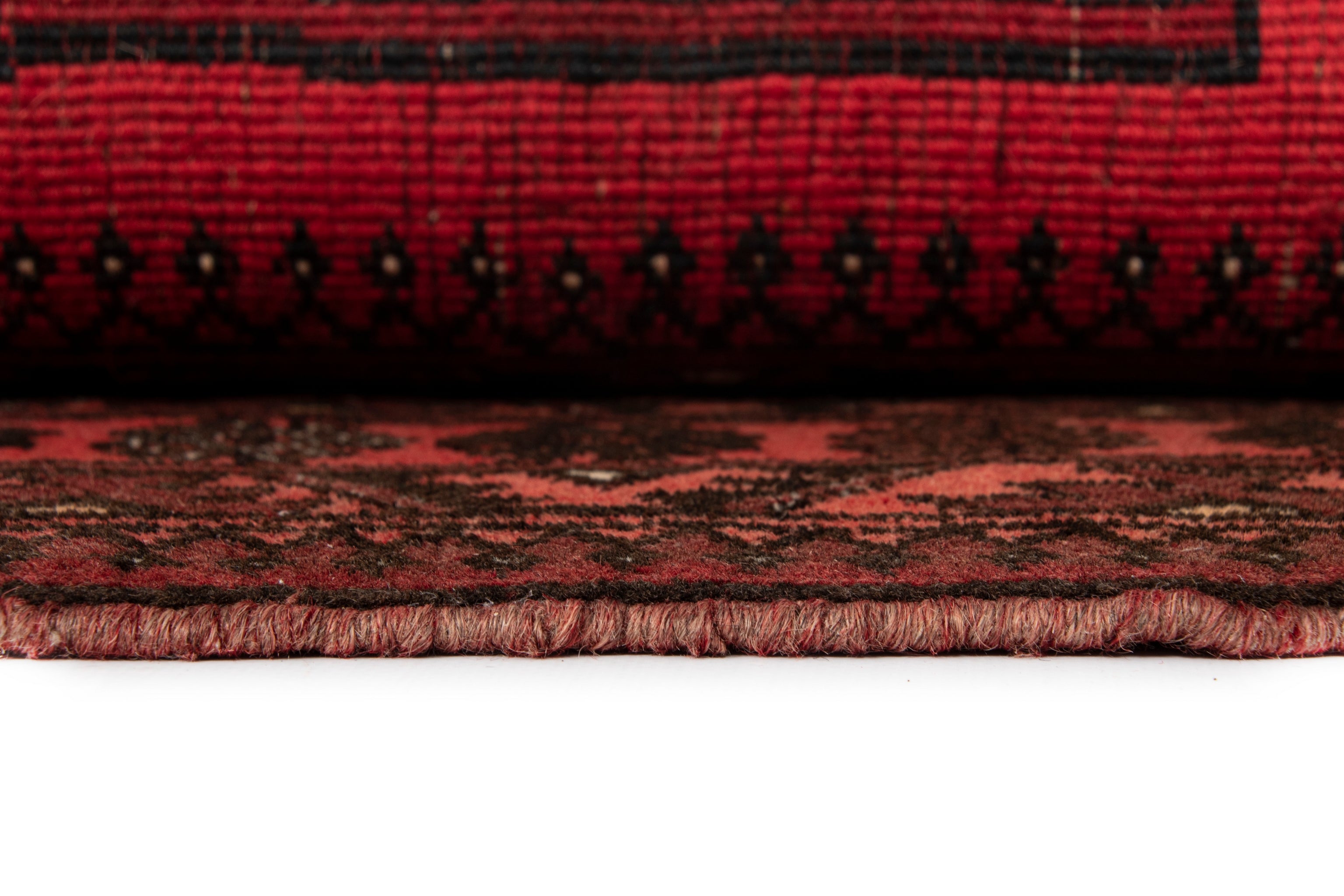 128x86  Afghan in Rot präsentiert im Onlineshop von KAQTU Design AG. Teppich ist von Vidal