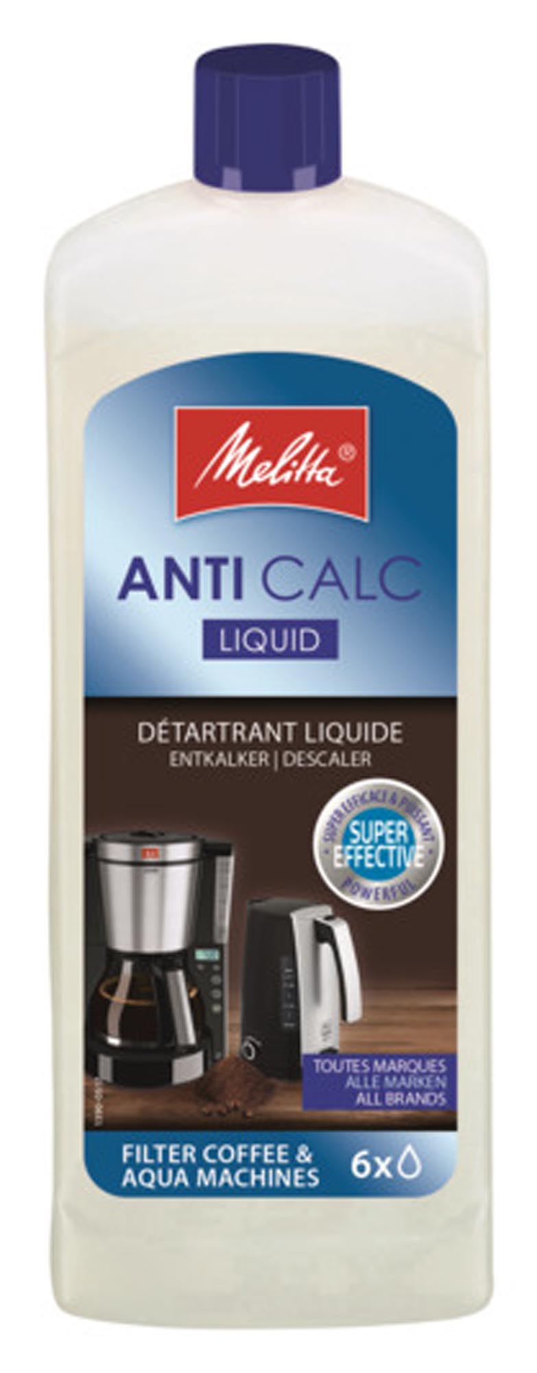 MELITTA Flüssigentkalker Anti Calc Coffee 250 ml in  präsentiert im Onlineshop von KAQTU Design AG. Reinigungsmittel ist von MELITTA