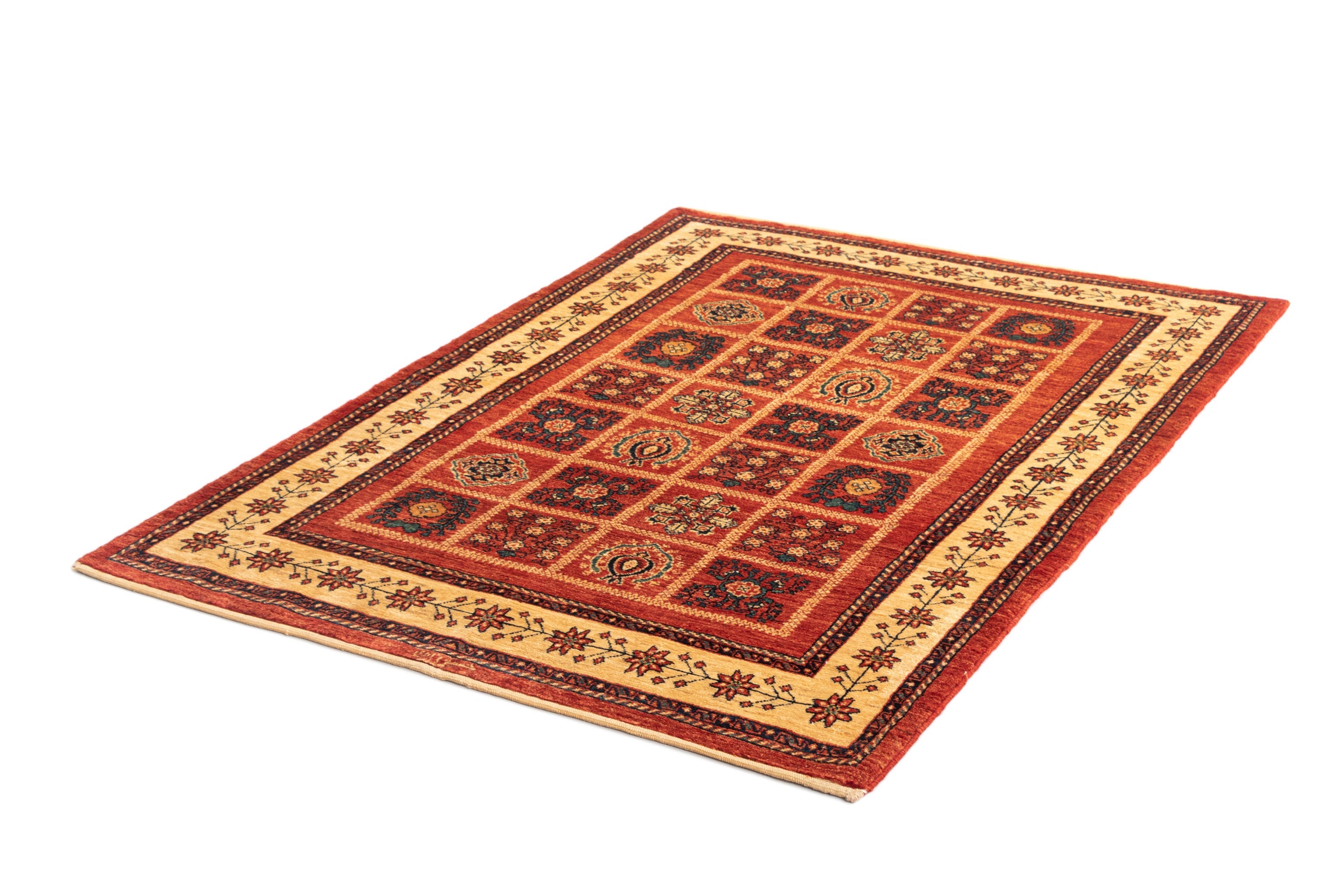 157x115 Kashkuli in Rot präsentiert im Onlineshop von KAQTU Design AG. Teppich ist von Vidal
