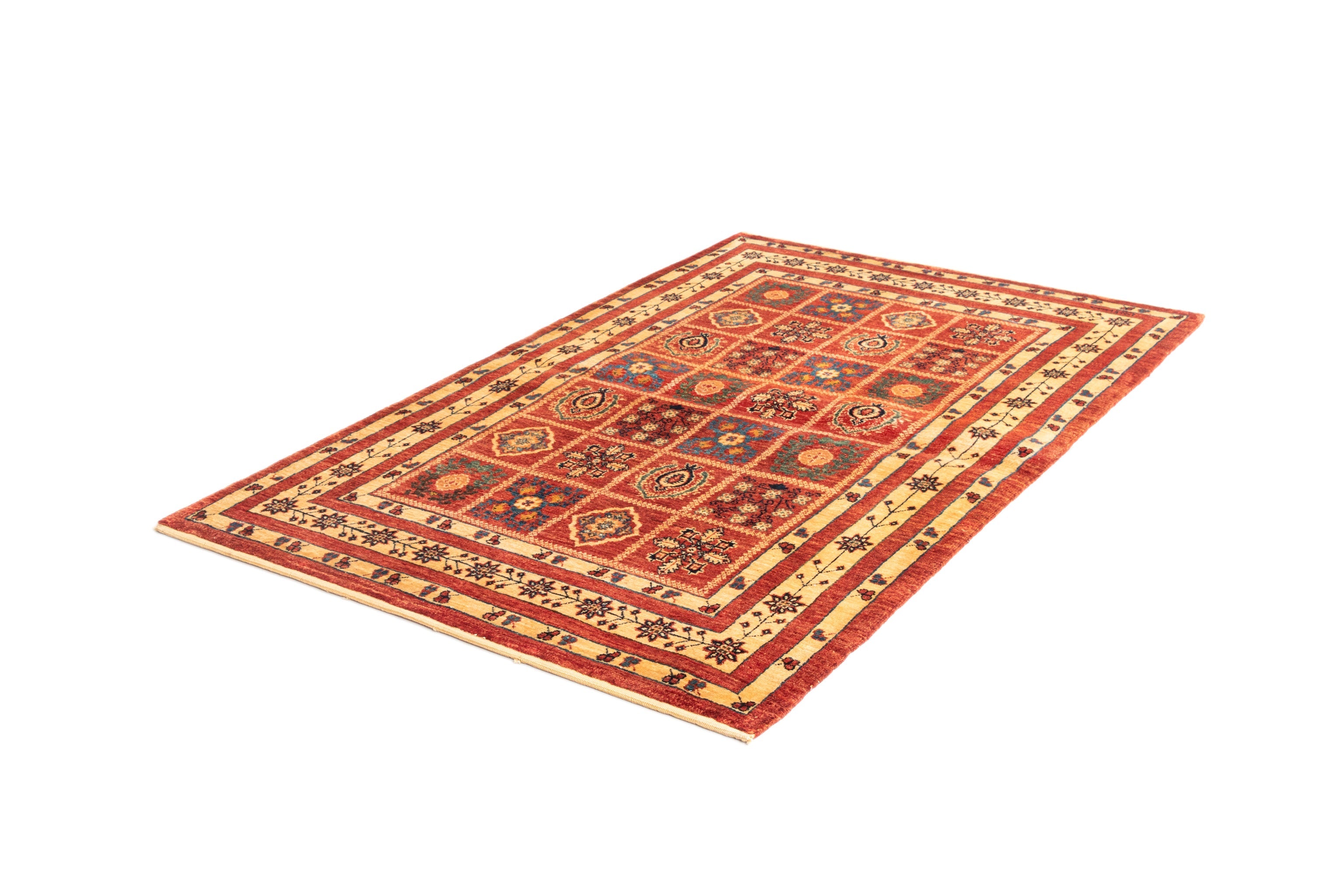 156x100 Kashkuli in Rot präsentiert im Onlineshop von KAQTU Design AG. Teppich ist von Vidal