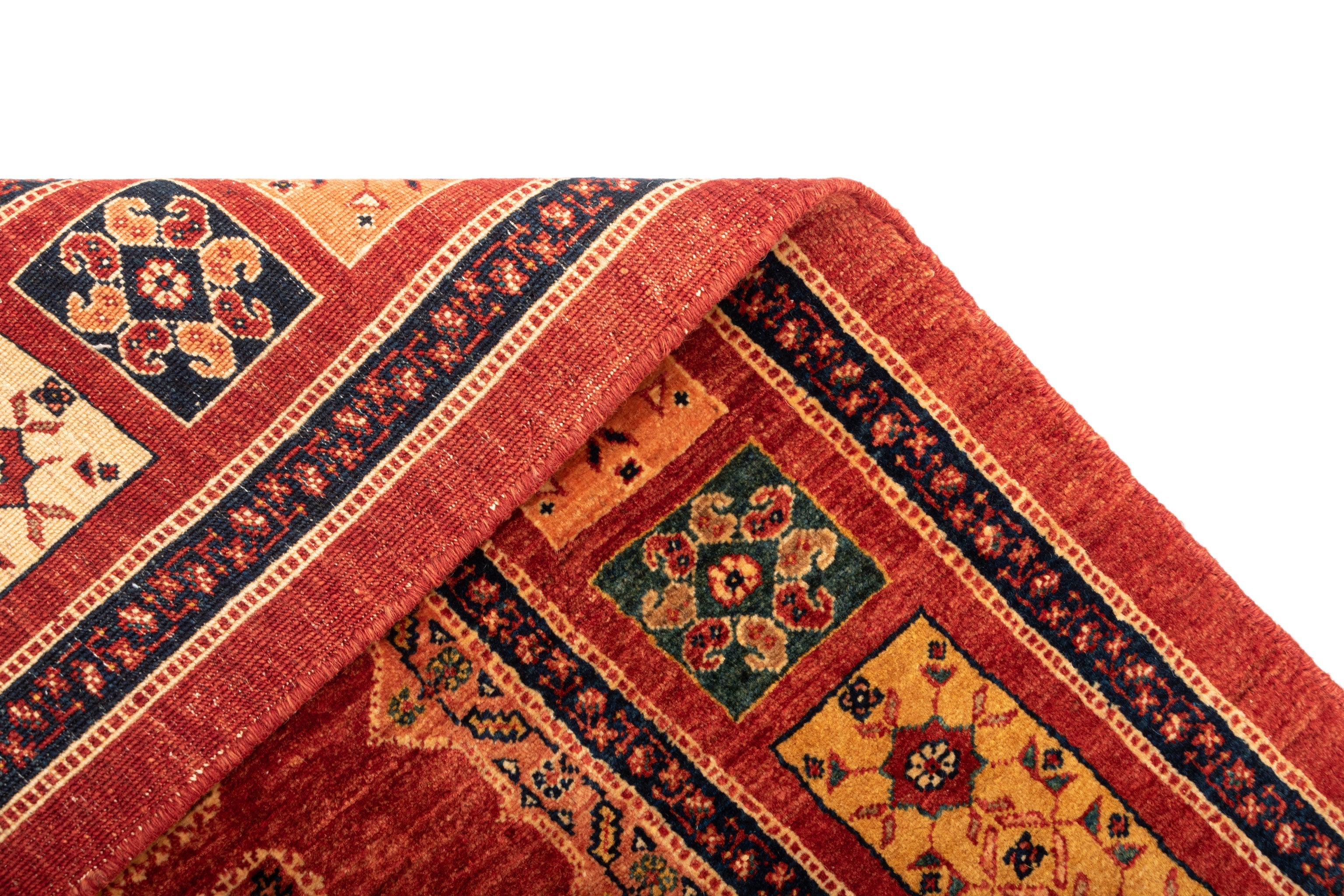 151x108  Kashkuli in Rot präsentiert im Onlineshop von KAQTU Design AG. Teppich ist von Vidal