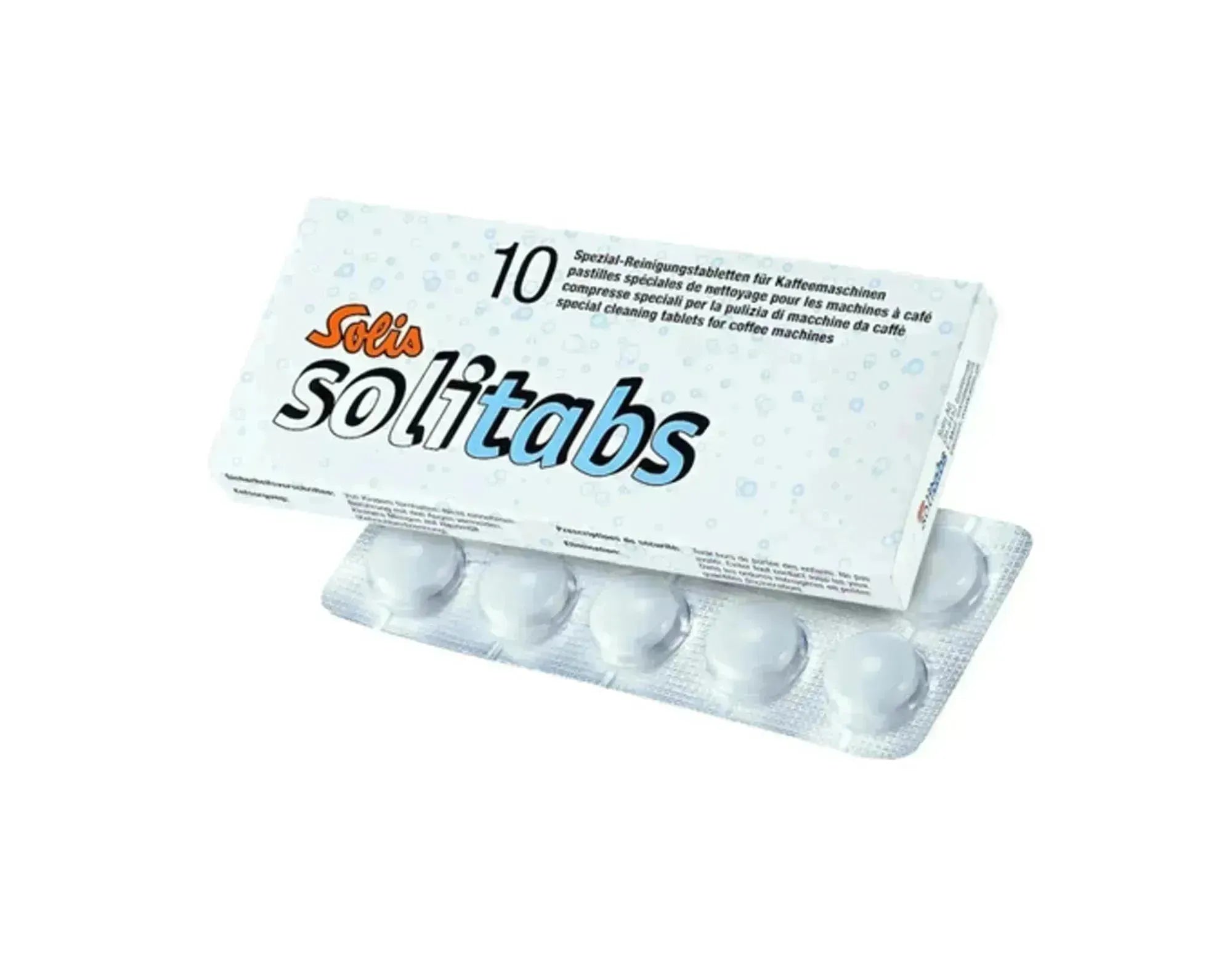 SOLIS Reinigungstabletten 10 Stück in  präsentiert im Onlineshop von KAQTU Design AG. Reinigungsmittel ist von SOLIS