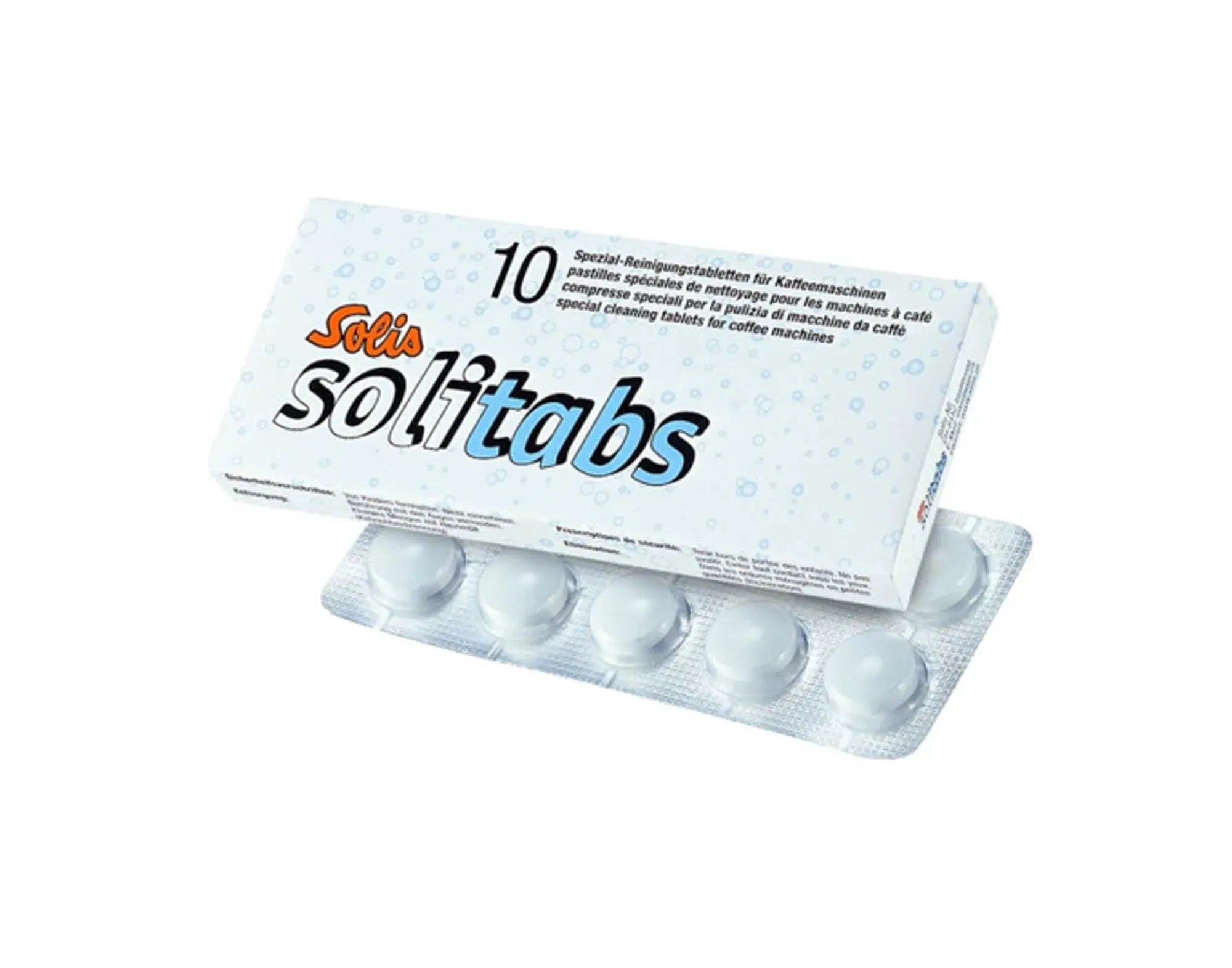 SOLIS Reinigungstabletten 10 Stück in  präsentiert im Onlineshop von KAQTU Design AG. Reinigungsmittel ist von SOLIS