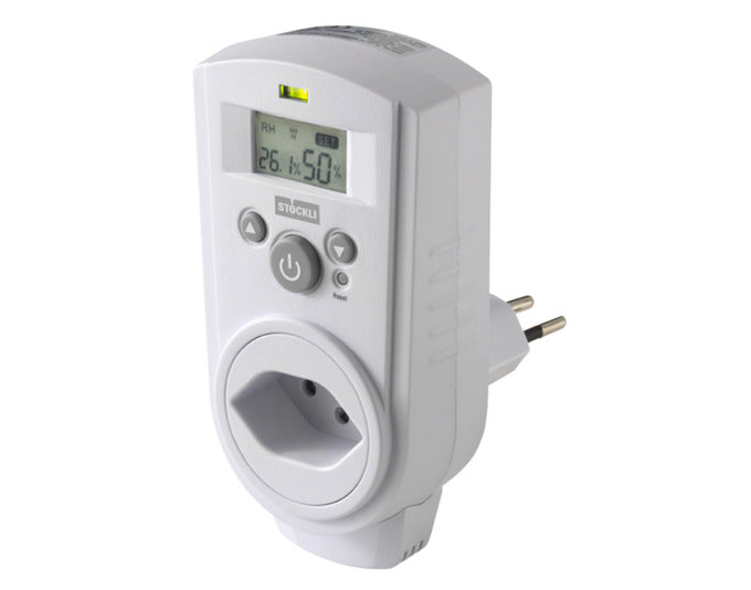 STÖCKLI Hygrostat Feuchtigskeitkontroller in  präsentiert im Onlineshop von KAQTU Design AG. Thermometer ist von STÖCKLI