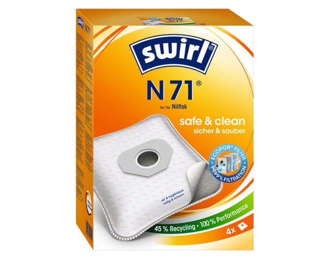 SWIRL Staubsäcke N71 in  präsentiert im Onlineshop von KAQTU Design AG. Haushaltshilfen ist von SWIRL