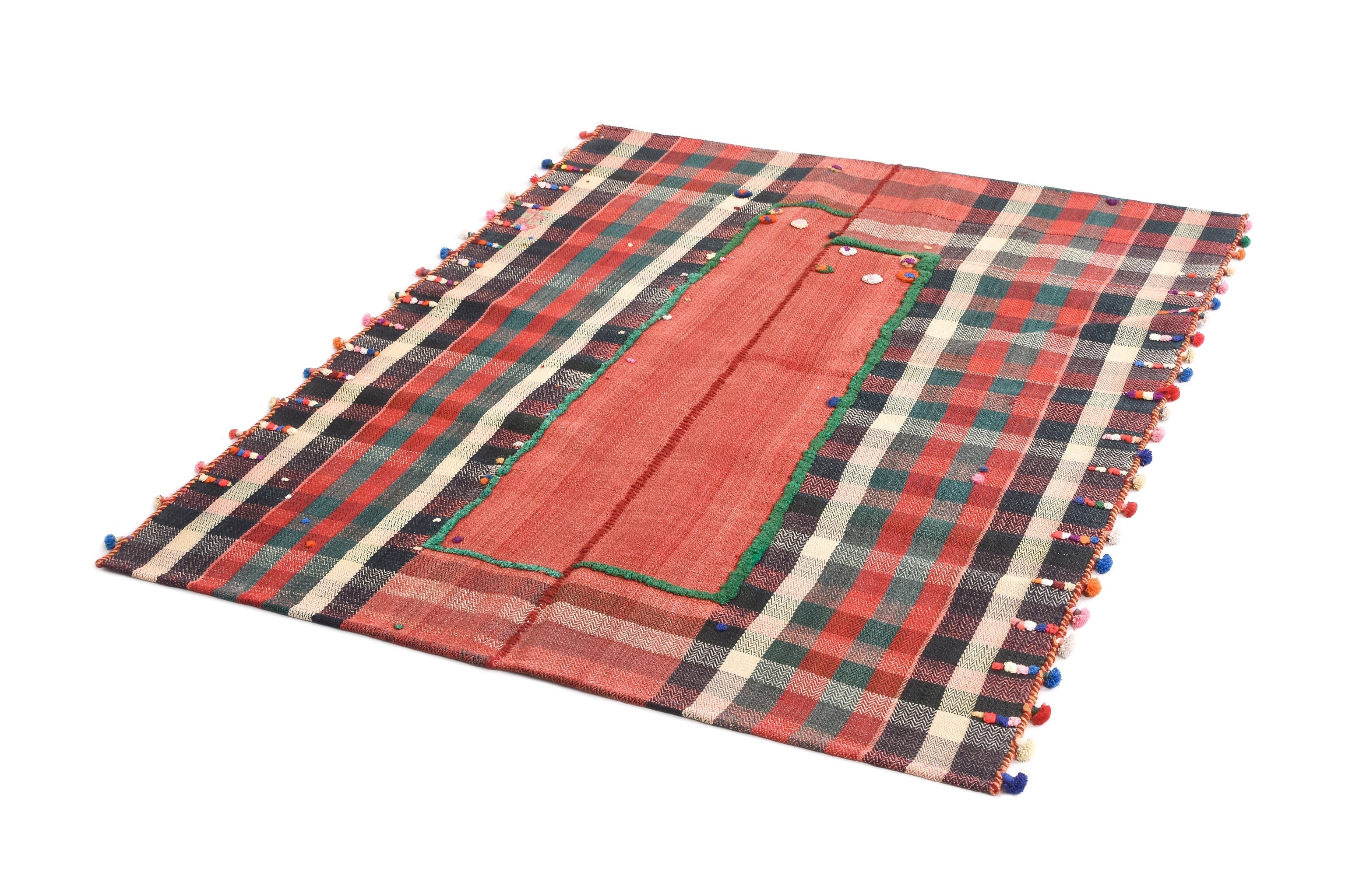 150x121 Jajim alt in Rot präsentiert im Onlineshop von KAQTU Design AG. Teppich ist von Vidal