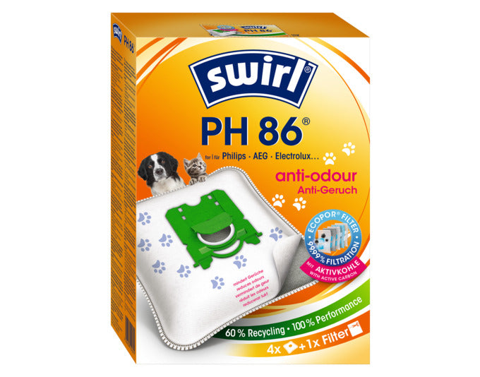 SWIRL Staubsäcke PH86 NeutralizAir in  präsentiert im Onlineshop von KAQTU Design AG. Haushaltshilfen ist von SWIRL