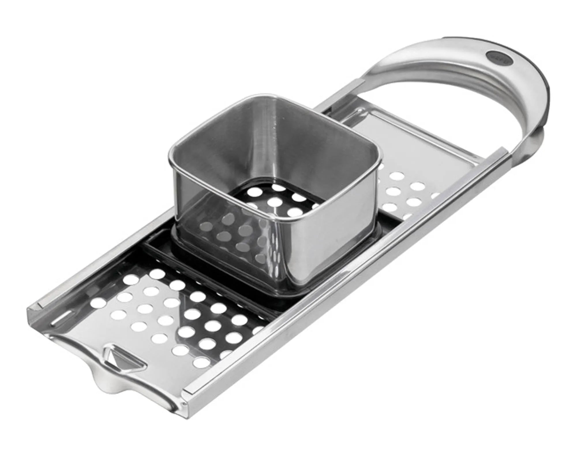 Ergonomischer Knöpflihobel von GEFU: Perfekte Spätzle im Handumdrehen, langlebig und pflegeleicht, ideal für schwäbische Küche.